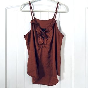 Apostrophe Rust Color Tank Top Size XL
